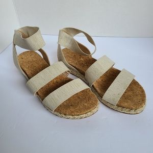 Tan Espadrilles Sandals, Amelia Grace, 7.5
